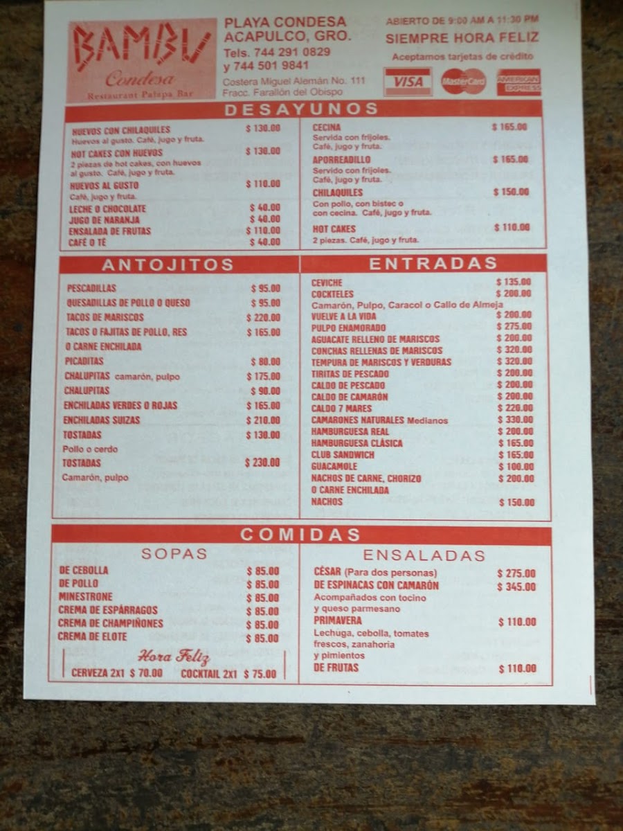 Bambú Condesa Menu - Image 3