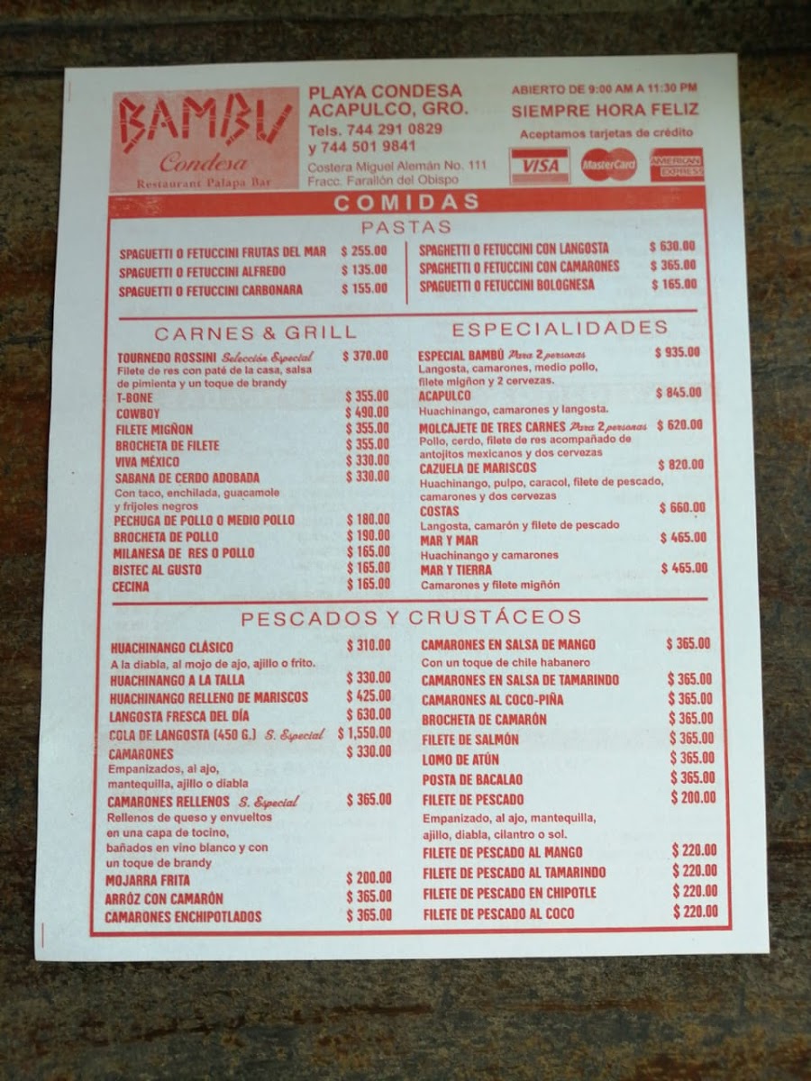 Bambú Condesa Menu - Image 4